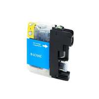 Compatible Brother LC105C ink cartridge, super high yield, cyan