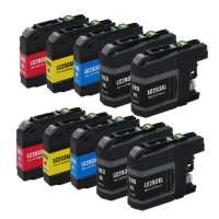 Compatible Brother LC203 ink cartridges, high yield, 10 pack