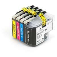 Compatible Brother LC20E ink cartridges, super high yield, 4 pack