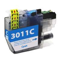 Compatible inkjet cartridge for Brother LC3011C - cyan