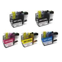 Compatible inkjet cartridges Multipack for Brother LC3013 - 5 pack