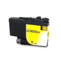 Compatible inkjet cartridge for Brother LC3033Y - super high yield yellow
