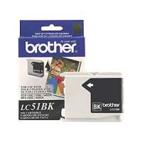 Brother LC51BK original ink cartridge, black