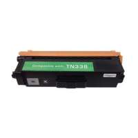 Compatible Brother TN336BK toner cartridge, 4000 pages, high yield, black