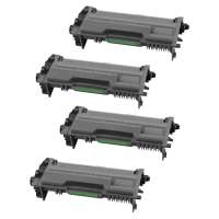 Compatible Brother TN880 toner cartridges, 12000 each pages, super high yield, toner cartridges - black - 4-pack
