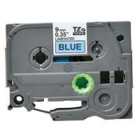 Compatible Brother TZe-521 label tape, 9 mm, black on blue