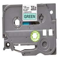 Compatible Brother TZe-731 label tape, 12 mm, black on green