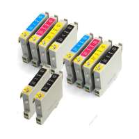 Compatible value pack of ink cartridges for Canon BCI-21 / BCI-24 - 12 pack