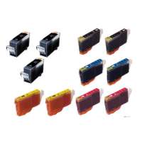 Compatible value pack of ink cartridges for Canon BCI-3 / BCI-6 - 11 pack