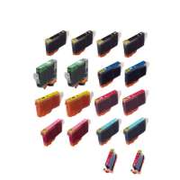 Compatible value pack of ink cartridges for Canon BCI-6 - 18 pack