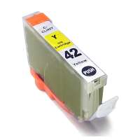 Compatible Canon CLI-42Y ink cartridge, yellow
