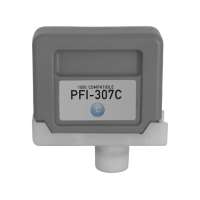 Compatible ink cartridge for Canon PFI-307C - cyan
