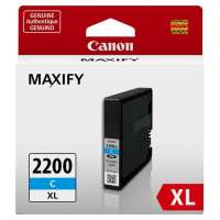 Canon PGI-2200C XL OEM ink cartridge, high yield, cyan