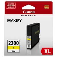 Canon PGI-2200Y XL OEM ink cartridge, high yield, yellow