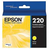 Epson 220, T220420 OEM ink cartridge, yellow