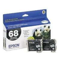 Epson 68 OEM ink cartridges, 2 pack
