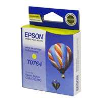 Epson T076490 OEM ink cartridge, yellow
