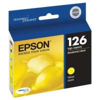 Epson 126, T126420 OEM ink cartridge, high yield, yellow