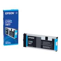 Epson T477011 OEM ink cartridge, cyan