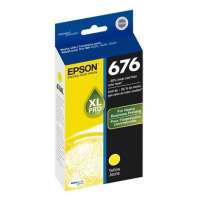 Epson 676XL, T676XL420 OEM ink cartridge, high yield, yellow