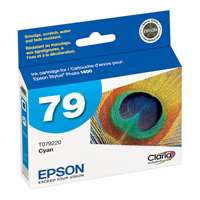 Epson 79, T079220 OEM ink cartridge, high yield, cyan