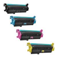 Compatible HP 508X, CF360X, CF361X, CF362X, CF363X toner cartridges, 4 pack