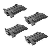 Compatible HP CE390X (90X) toner cartridges - 4-pack