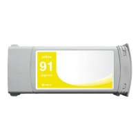 Remanufactured HP 91, C9469A ink cartridge, yellow