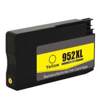 Remanufactured HP 952XL, L0S67AN ink cartridge, high yield yellow