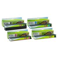 High Quality PREMIUM CARTRIDGE for the HP 970XL, 971XL ink cartridges, made in the United States, high yield, 4 pack