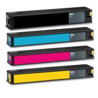Remanufactured HP 981A ink cartridges, 4 pack