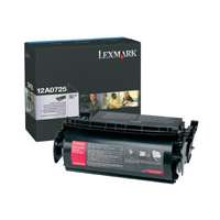 Lexmark 12A0725 original toner cartridge, 23000 pages, black