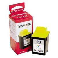 Lexmark 20, 15M0120 OEM ink cartridge, color