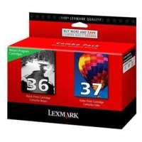 Lexmark 36, 37, 18C2229 OEM ink cartridges, 2 pack
