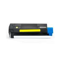 Compatible Okidata 42127401 toner cartridge, 5000 pages, yellow