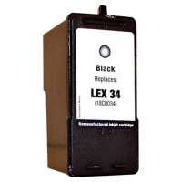Remanufactured Lexmark 34XL, 18C0034 ink cartridge, high yield, black