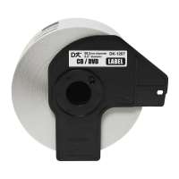 Compatible label tape for Brother DK1207 die-cut cd/dvd labels