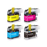 Compatible value pack of ink cartridges for Brother LC103 - 4 pack