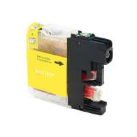 Compatible Brother LC103Y ink cartridge, high yield, yellow