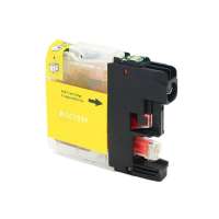 Compatible Brother LC105Y ink cartridge, super high yield, yellow
