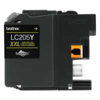 Brother LC205Y original ink cartridge, super high yield, yellow