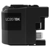 Compatible Brother LC207BK ink cartridge, super high yield, black