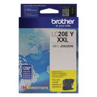 Genuine Original Brother LC20EY ink cartridge - super high yield yellow