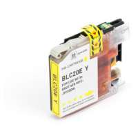 Compatible Brother LC20EY ink cartridge, super high yield, yellow