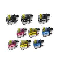 Compatible inkjet cartridges Multipack for Brother LC3013 - 9 pack