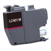 Compatible inkjet cartridge for Brother LC401M - magenta