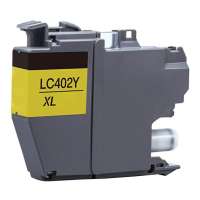 Compatible inkjet cartridge for Brother LC402XLY - high yield yellow