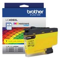 Original Brother LC406XLY inkjet cartridge - high yield yellow