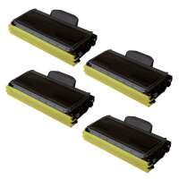 Compatible Brother TN460 toner cartridges - high capacity (high yield) black - 4-pack