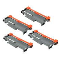 Compatible Brother TN660 toner cartridges, high yield, 4 pack